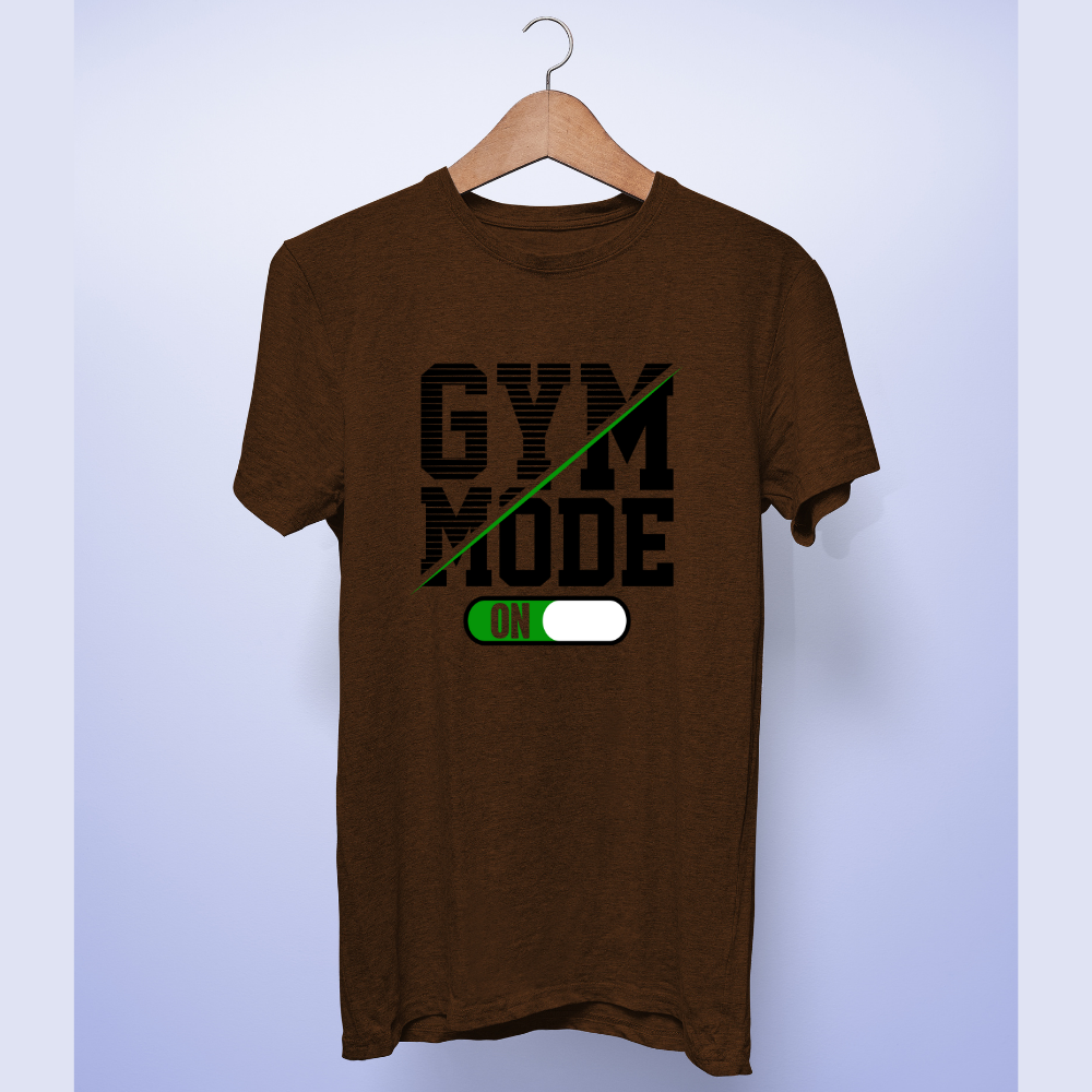 GYM MODE ON T-SHIRT Stellars Choice