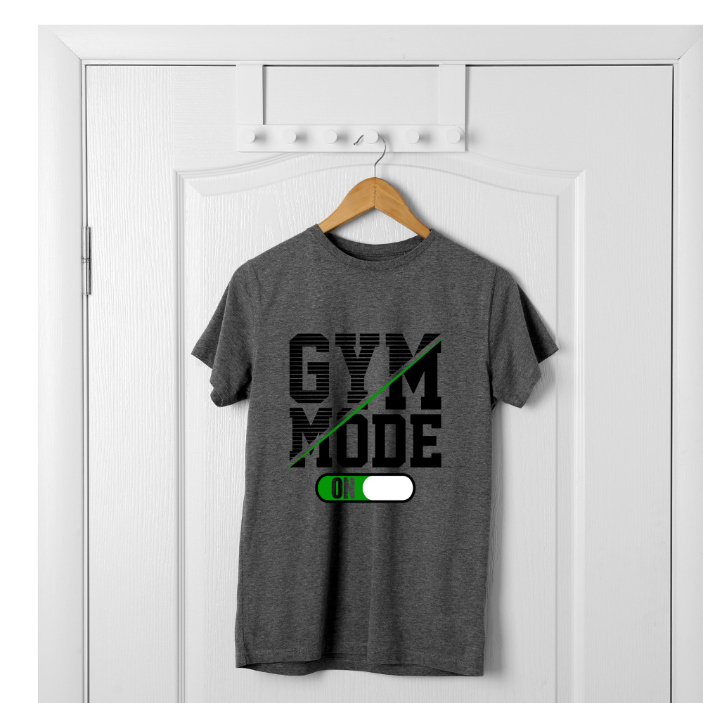 GYM MODE ON T-SHIRT Stellars Choice