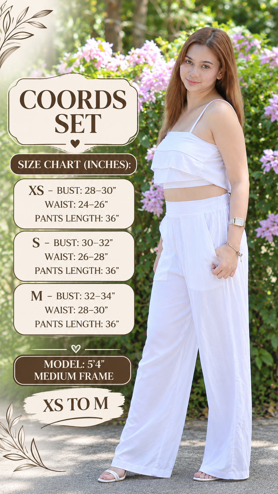 SC89 Set | Pleated Spagetti Strap Top and Trouser Pants Linen Set
