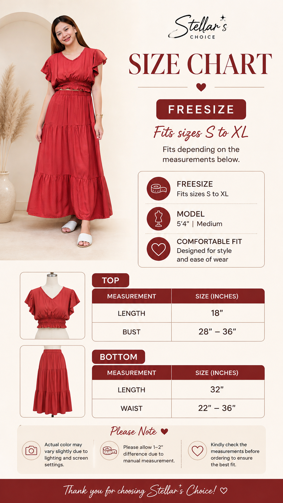 SC83 Set | Ruffles Crop Blouse and Maxi Linen Skirt Coordinates