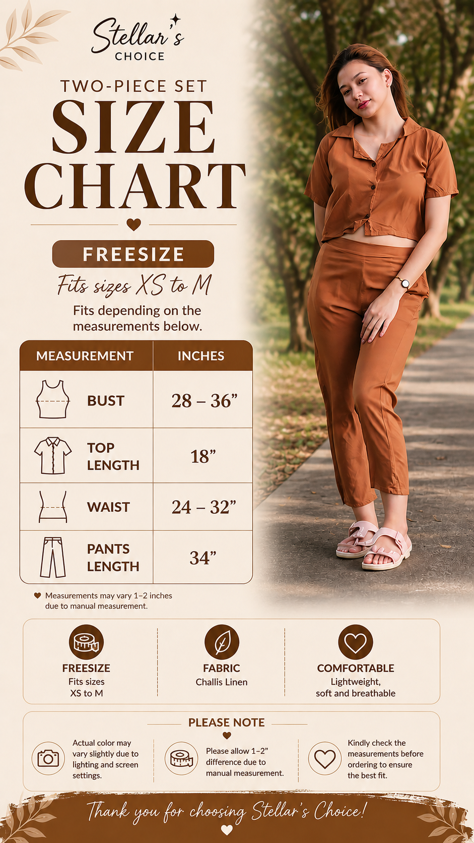 SC75 Set | Button Polo and Trouser Pants Coordinates Set