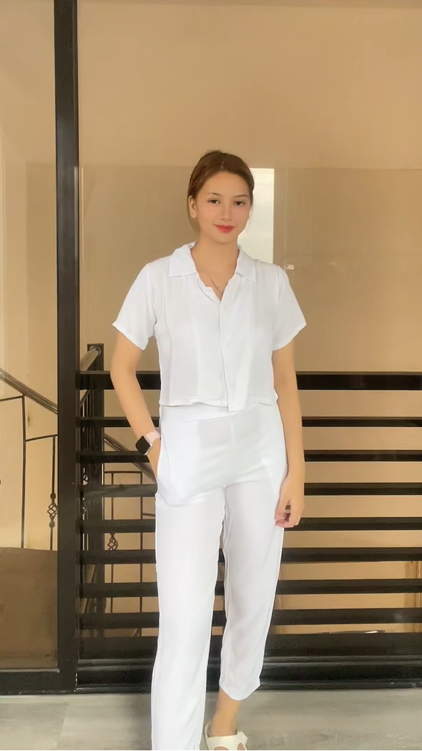 SC75 Set | Button Polo and Trouser Pants Coordinates Set