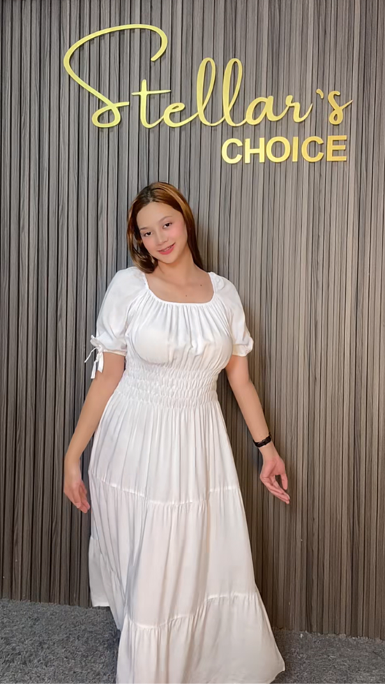 SC43 Dress | Boho Tiered Linen Maxi Dress